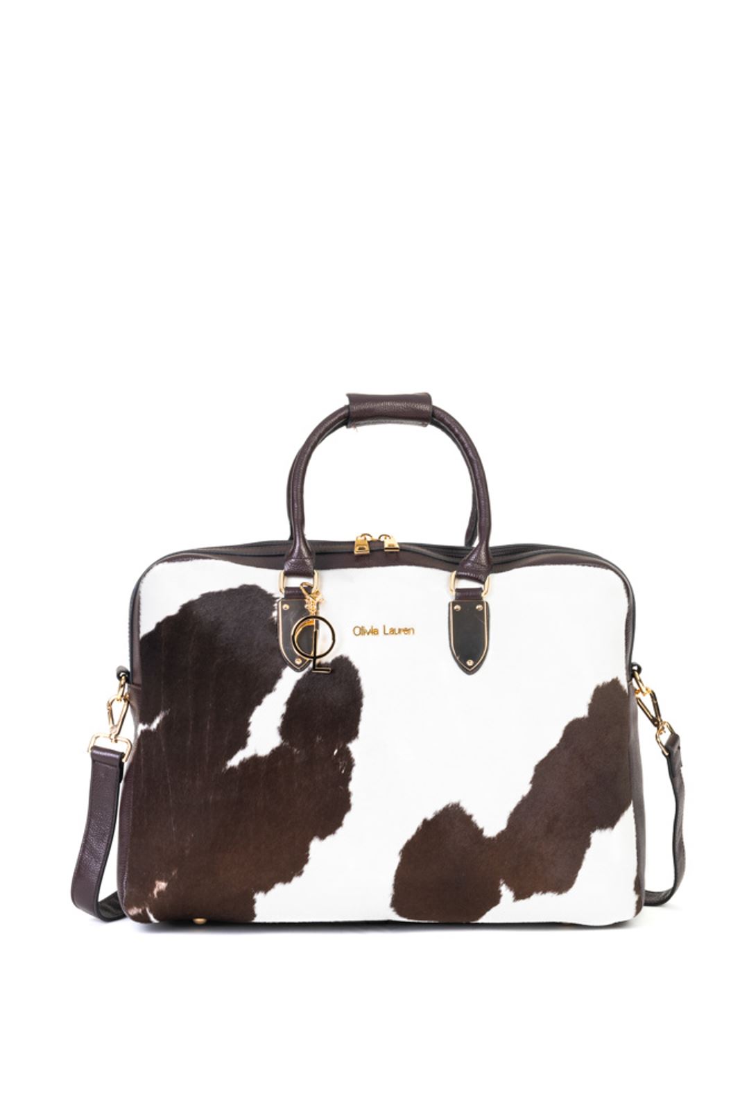 Cowhide Medium Tassinon (Olivia Lauren) - Main Image